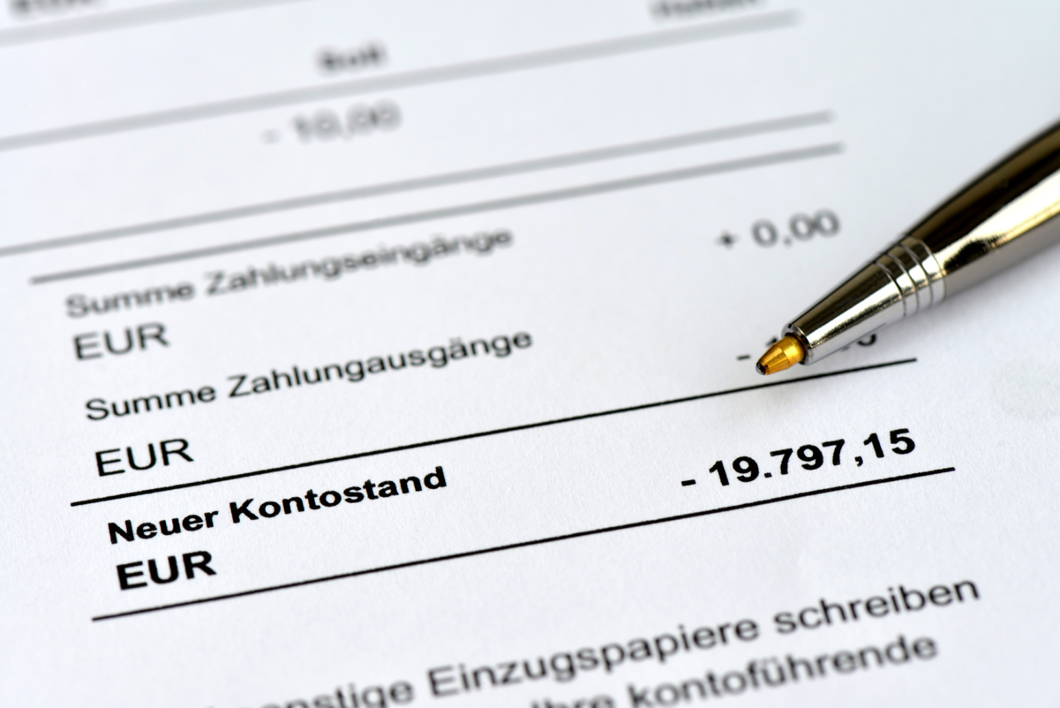 Kontostand; Wirtschaftsdetektei München, Detektiv München, Privatdetektiv München