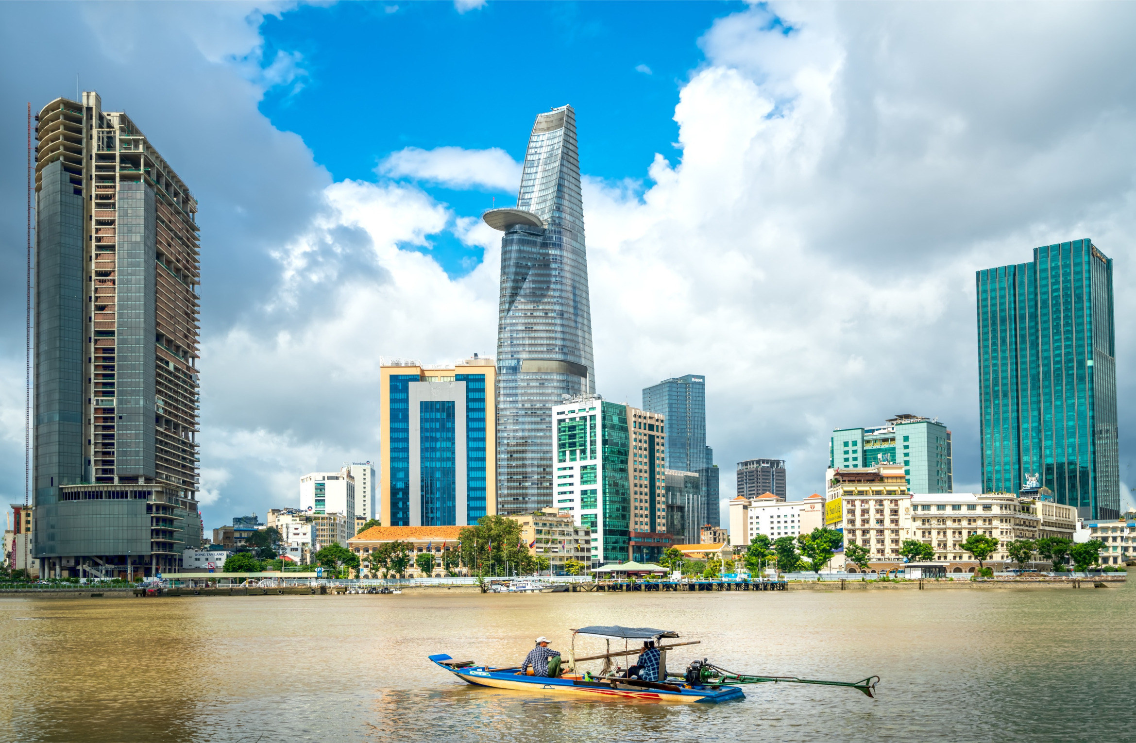 Ho-Chi-Minh-Stadt Skyline; Detektei Vietnam, Privatdetektiv Vietnam, Detektiv Vietnam