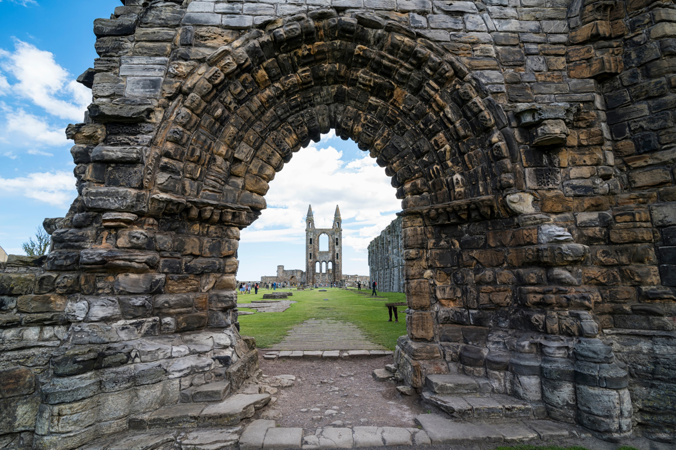 Ruinen der Kathedrale von St Andrews (Schottland, Vereinigtes Königreich); Detektei St Andrews (Schottland, Vereinigtes Königreich), Privatdetektiv St Andrews (Schottland, Vereinigtes Königreich), Detektiv St Andrews (Schottland, Vereinigtes Königreich), Privatermittler St Andrews (Schottland, Vereinigtes Königreich)